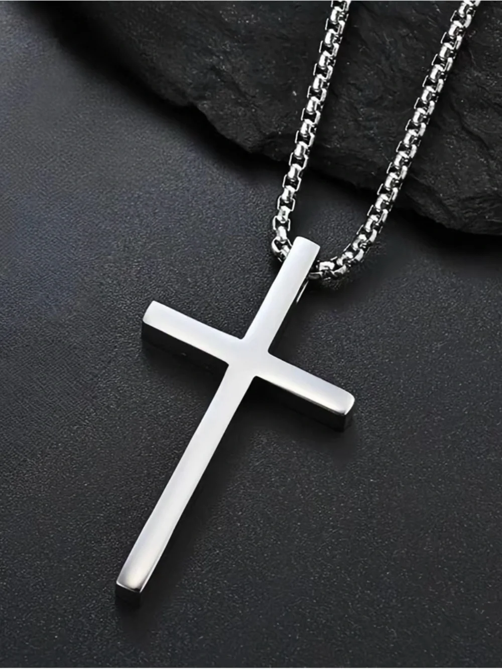 Silver Cross Necklace